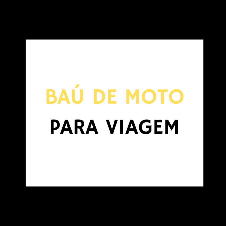 bau de moto para viagem.